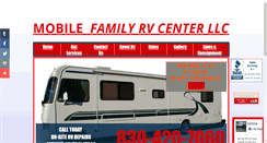 Desktop Screenshot of mobilefamilyrvcenter.com