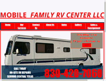 Tablet Screenshot of mobilefamilyrvcenter.com